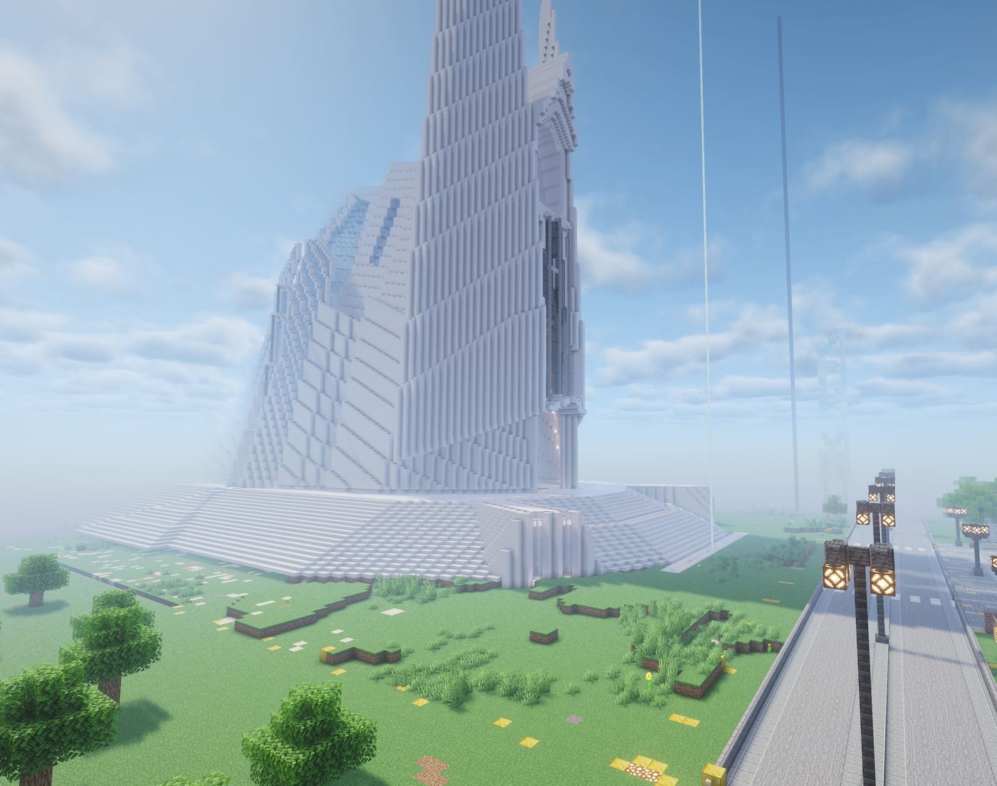 A claimed piece of land on the CosmosMC Earth SMP